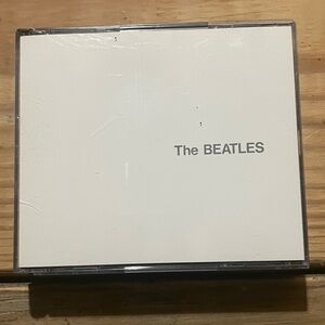 The Beatles White Cover CD with Gray Text
